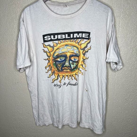 Y2K Sublime Distressed Shirt XL - Picture 1 of 4